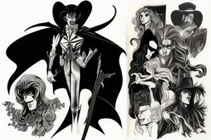 Vampire Hunter D tattoo idea
