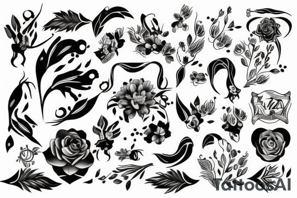 Kapłanka bez twarzy tattoo idea