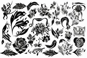 Kapłanka bez twarzy tattoo idea