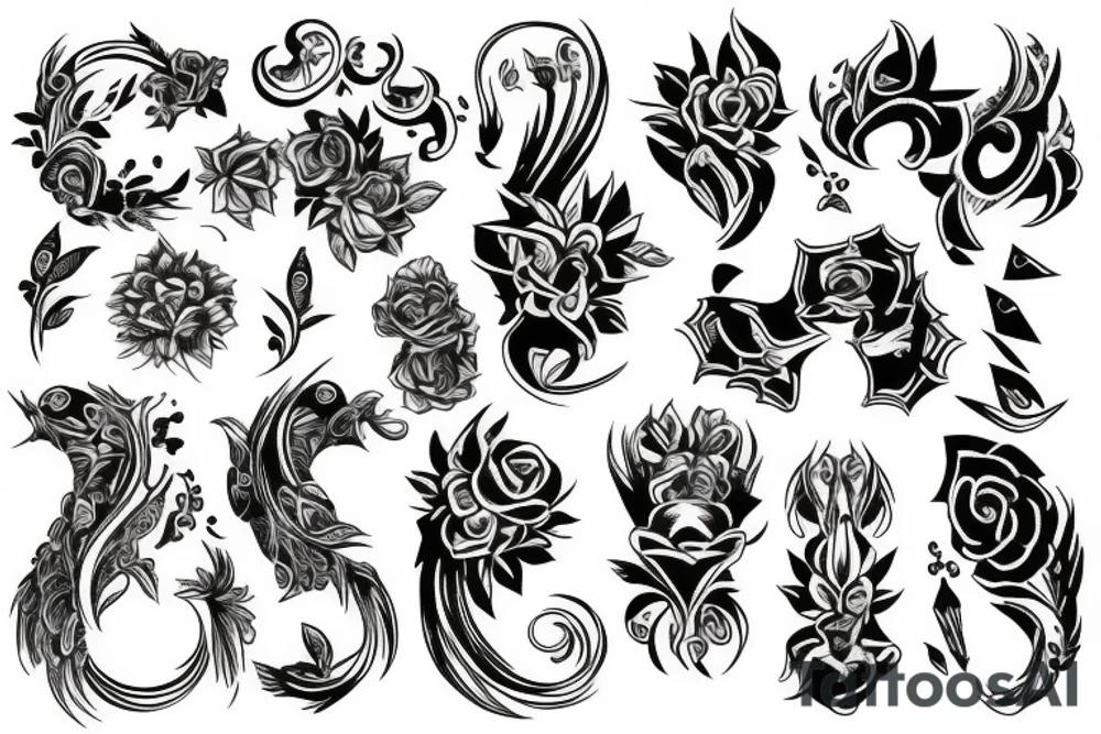tattoo for 5 different people tattoo idea