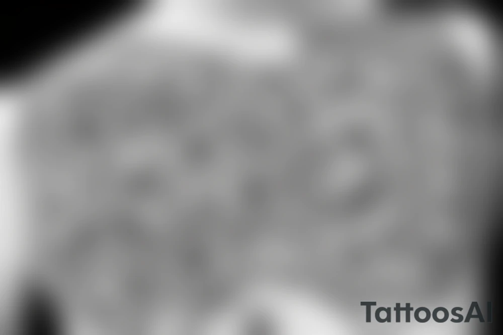 Sacred geometry with squares tattoo idea