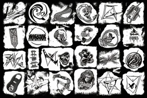 Rock music tattoo idea