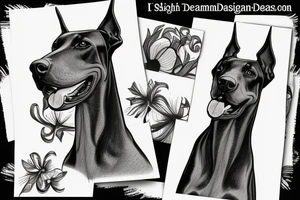 doberman tattoo idea