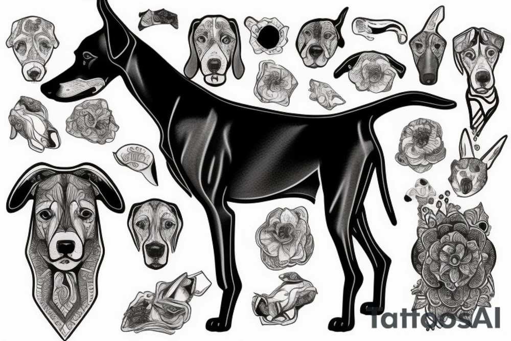 doberman tattoo idea