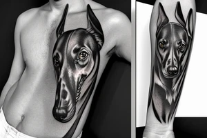 doberman tattoo idea