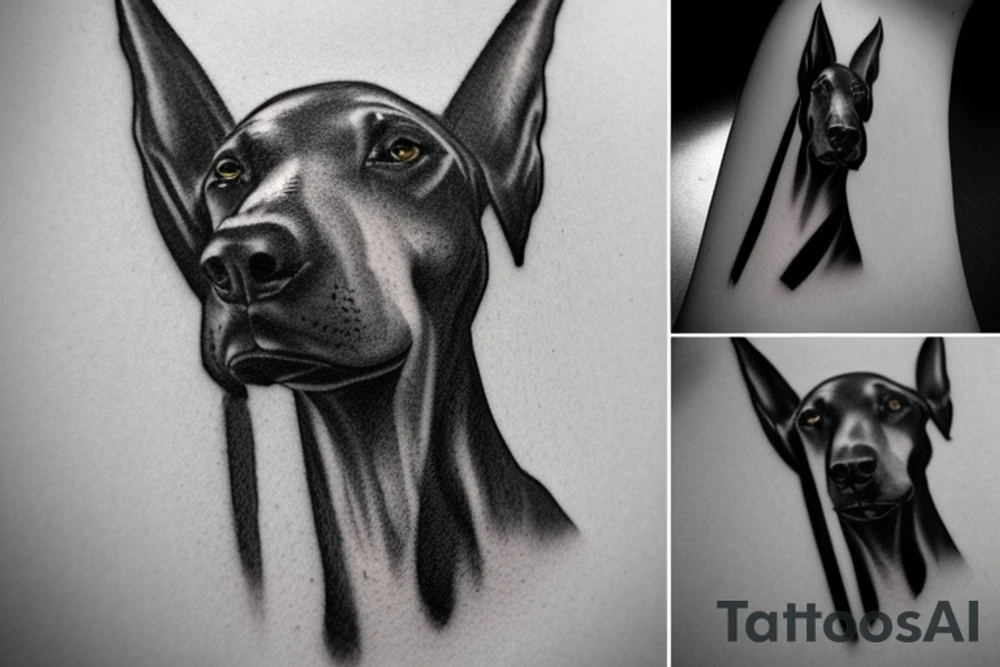 doberman tattoo idea