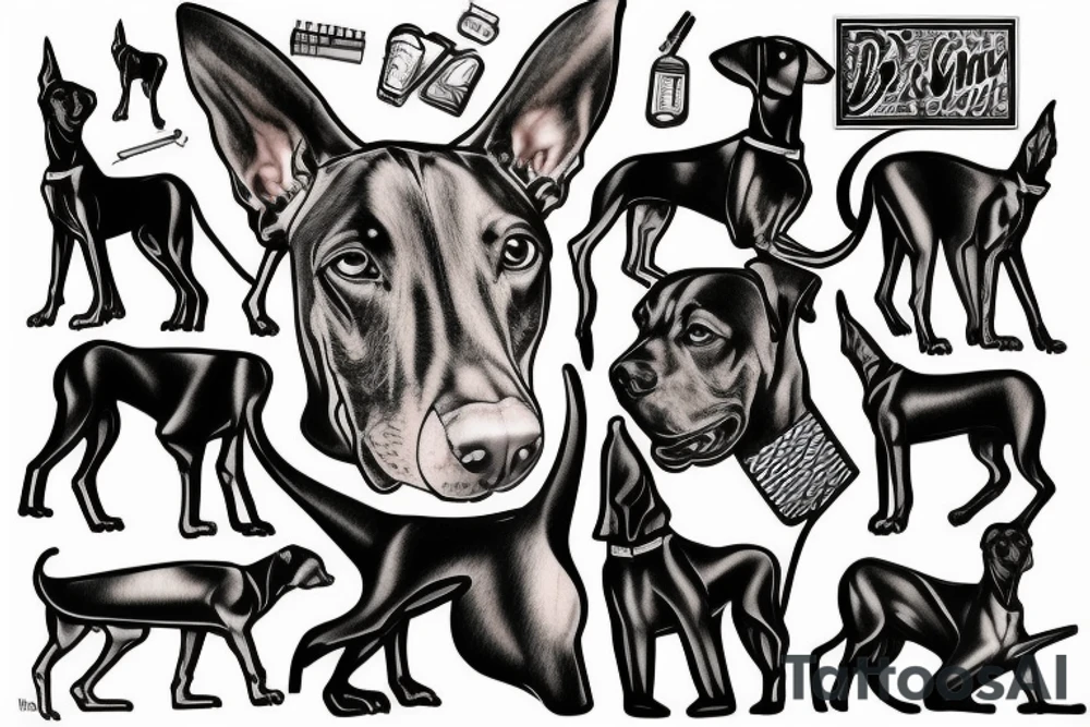 doberman tattoo idea