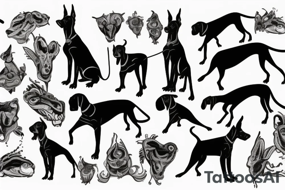 doberman tattoo idea