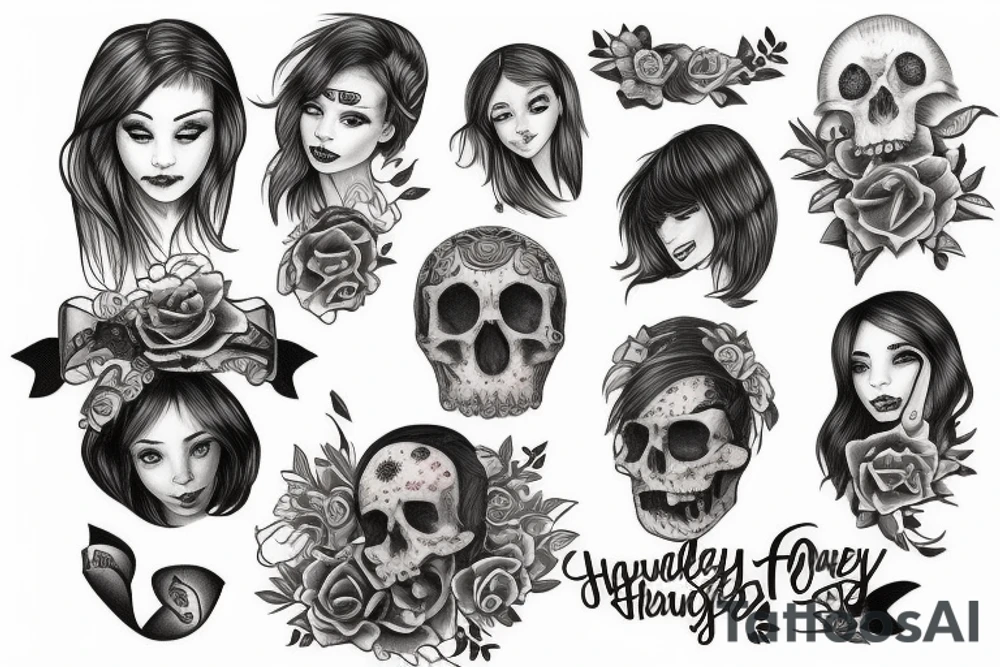 Daughter Hadley family tattoo idea