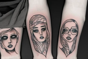 Daughter Hadley family tattoo idea