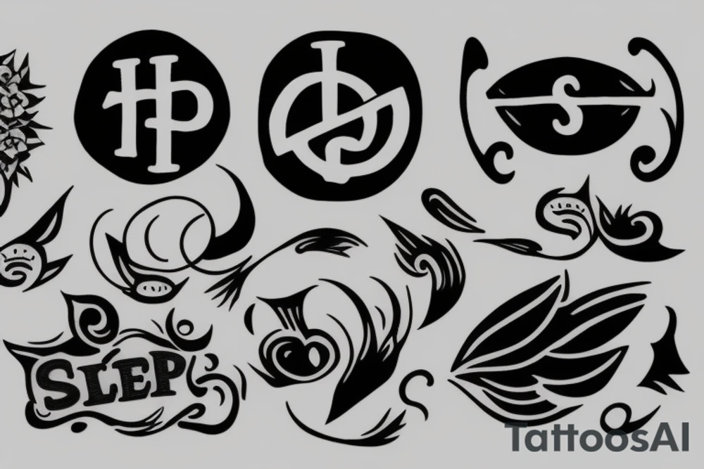 Sleep Token logo tattoo idea