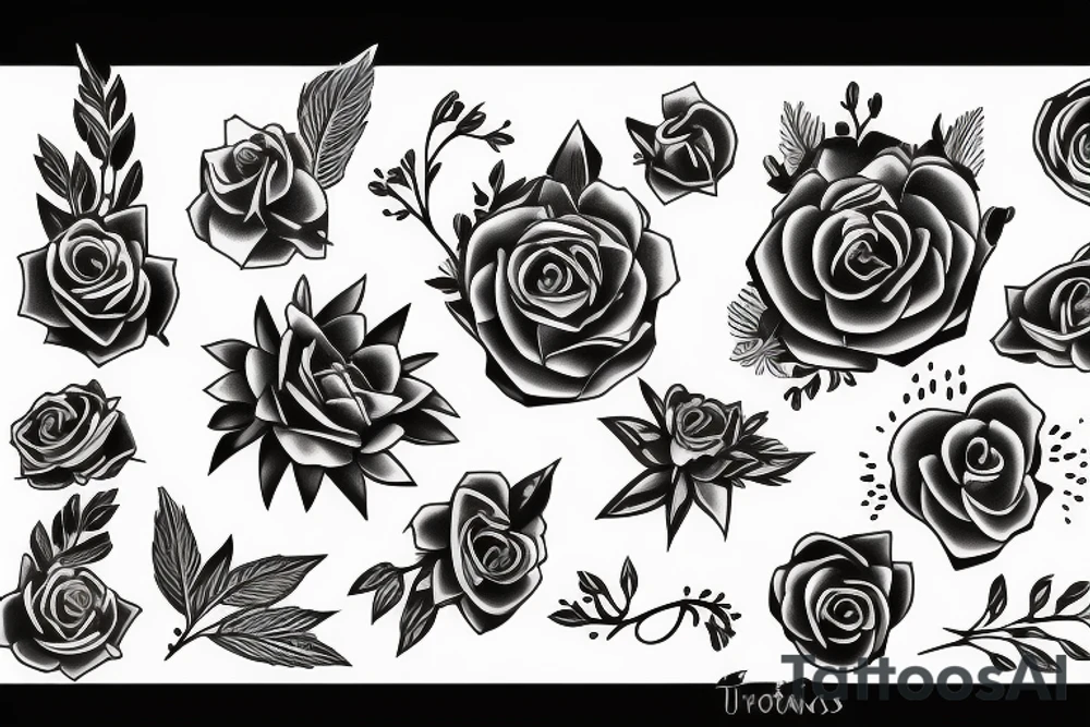 Black troicas tattoo idea