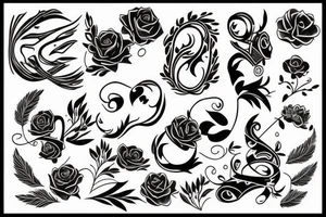 Black troicas tattoo idea