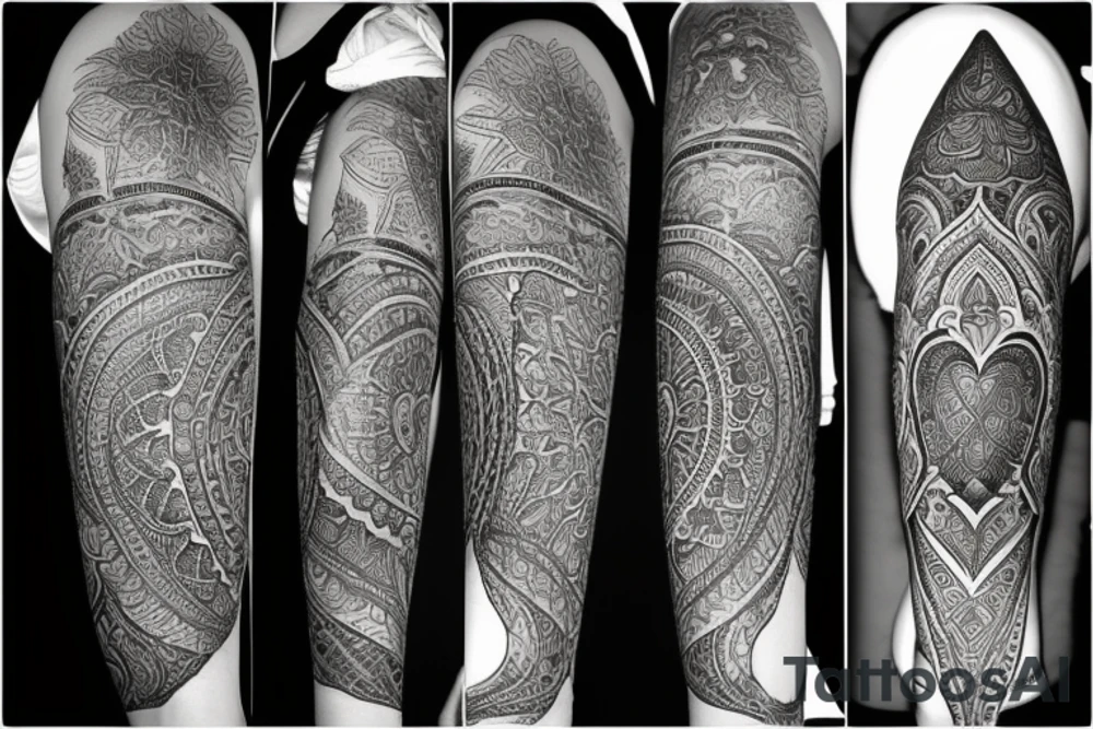 Taj Mahal tattoo idea