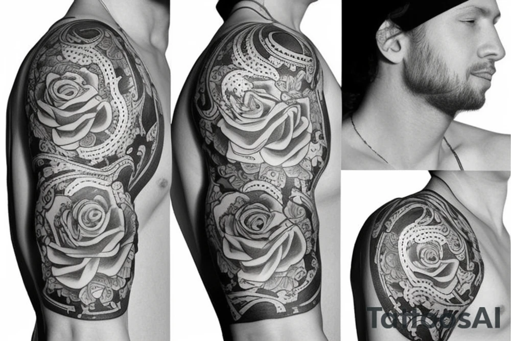 Tadż Mahal tattoo idea