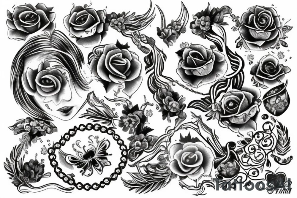Tadż Mahal tattoo idea