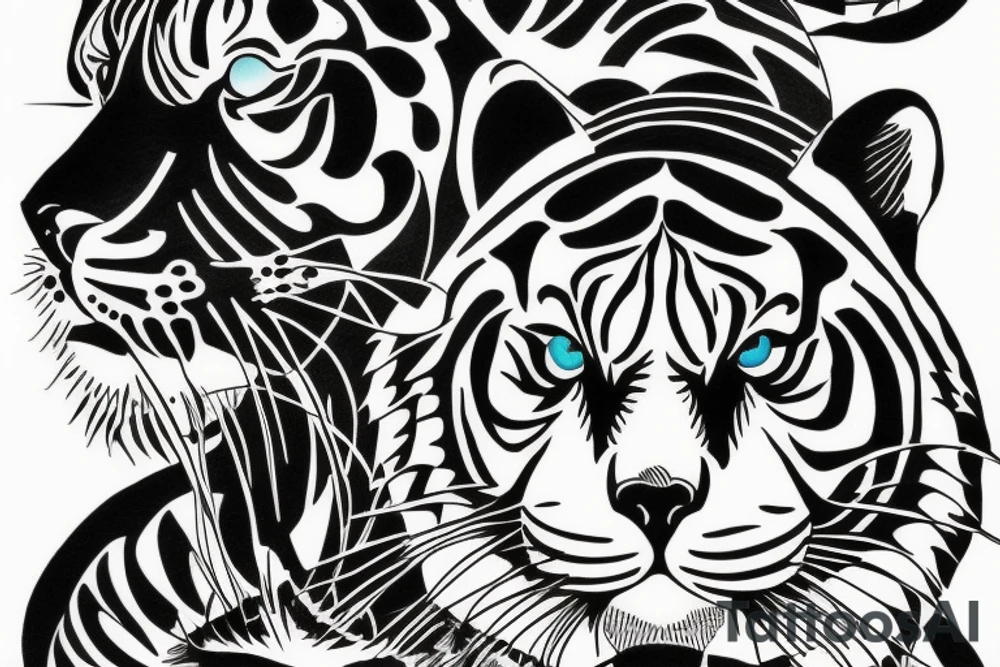 tiger tattoo idea