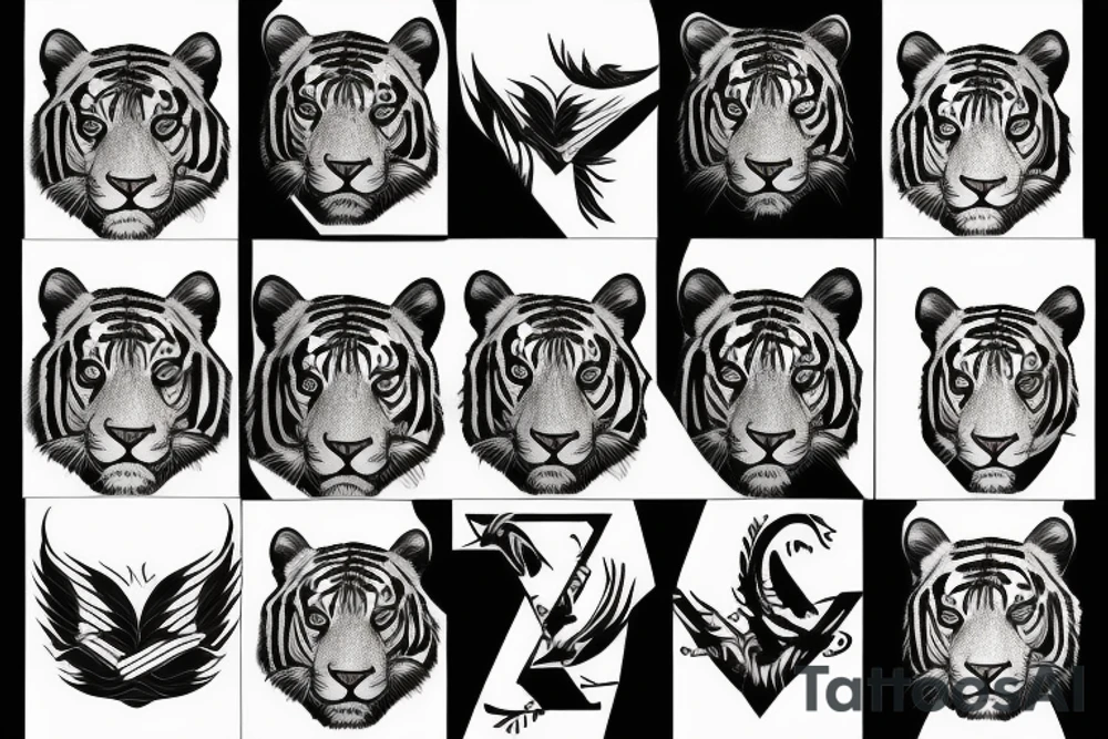 tiger tattoo idea