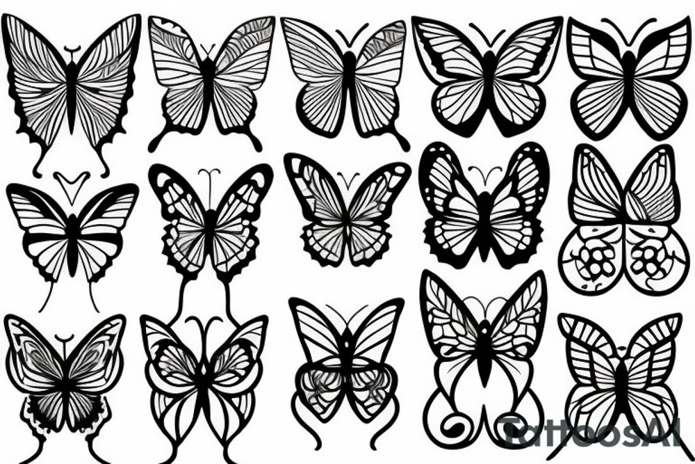Butterfly tattoo idea