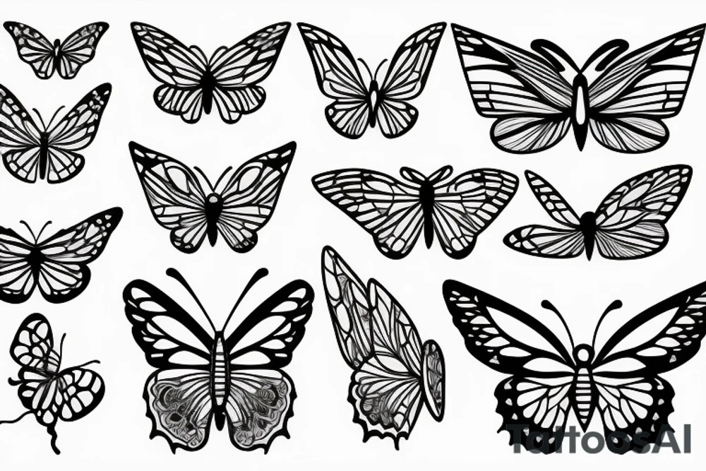 Butterfly tattoo idea