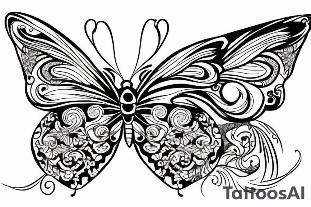 Butterfly tattoo idea