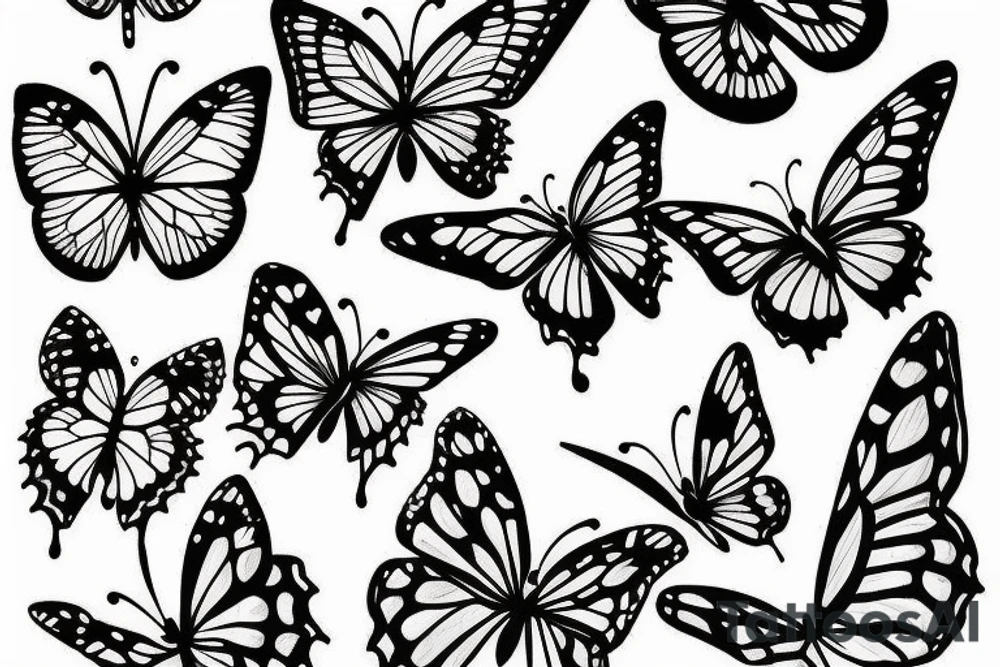 Butterfly tattoo idea