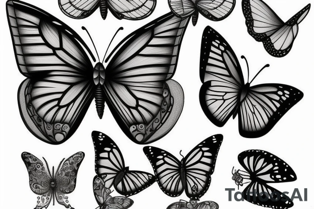 Butterfly tattoo idea