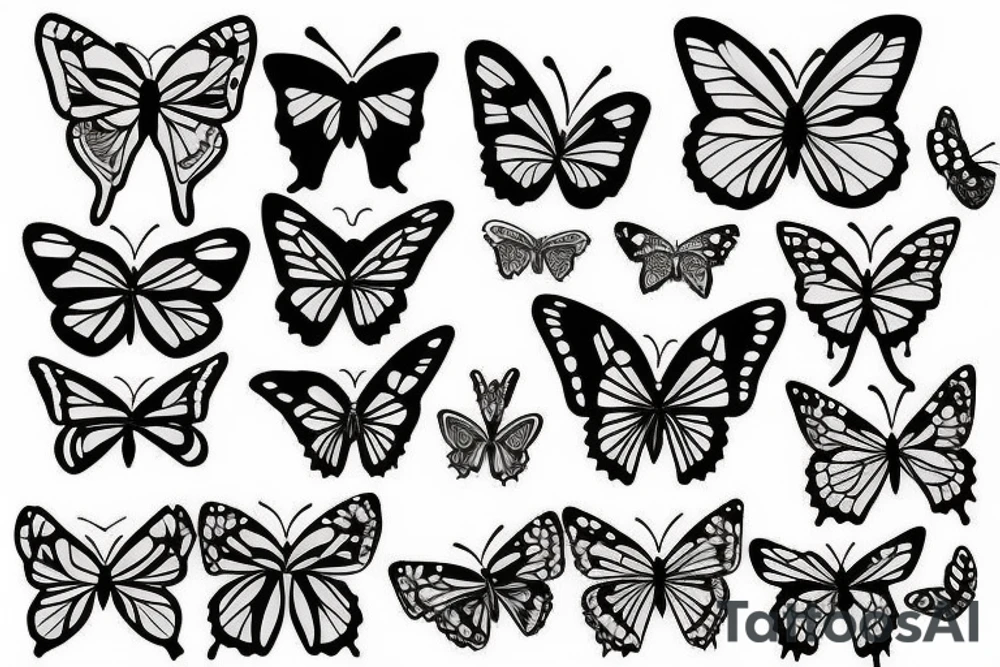 Butterfly tattoo idea