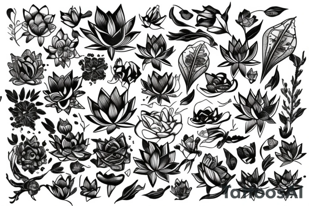 Lotus tattoo idea
