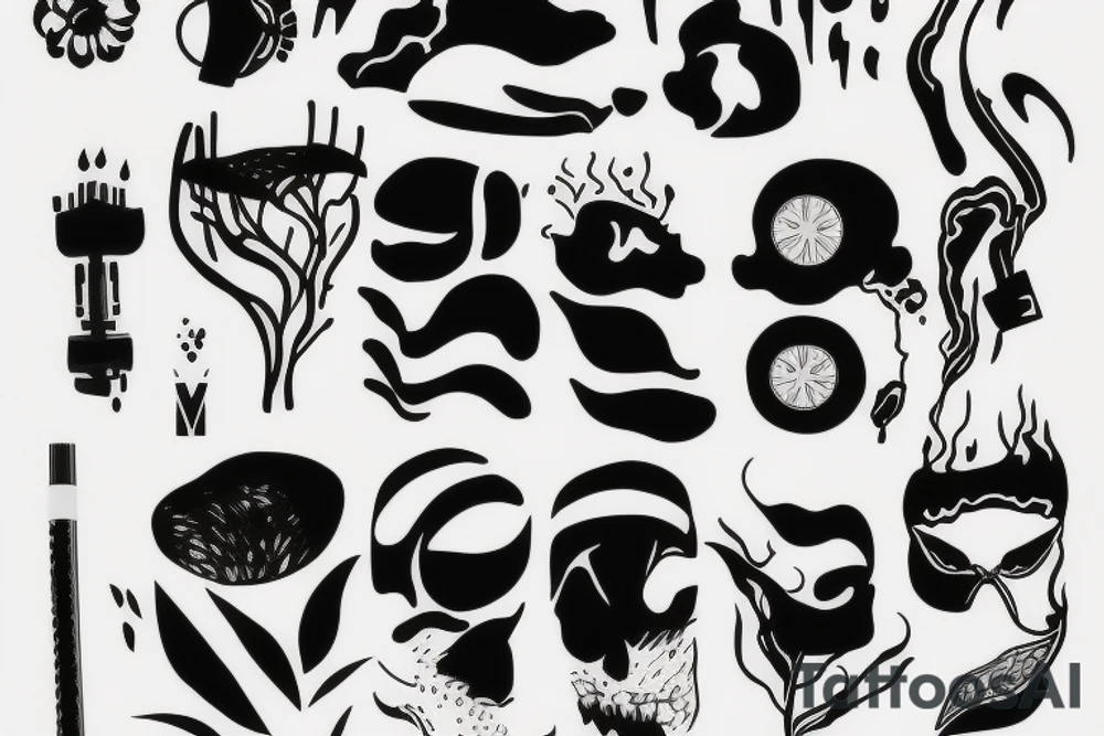 Night drive tattoo idea