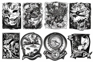 Night drive tattoo idea