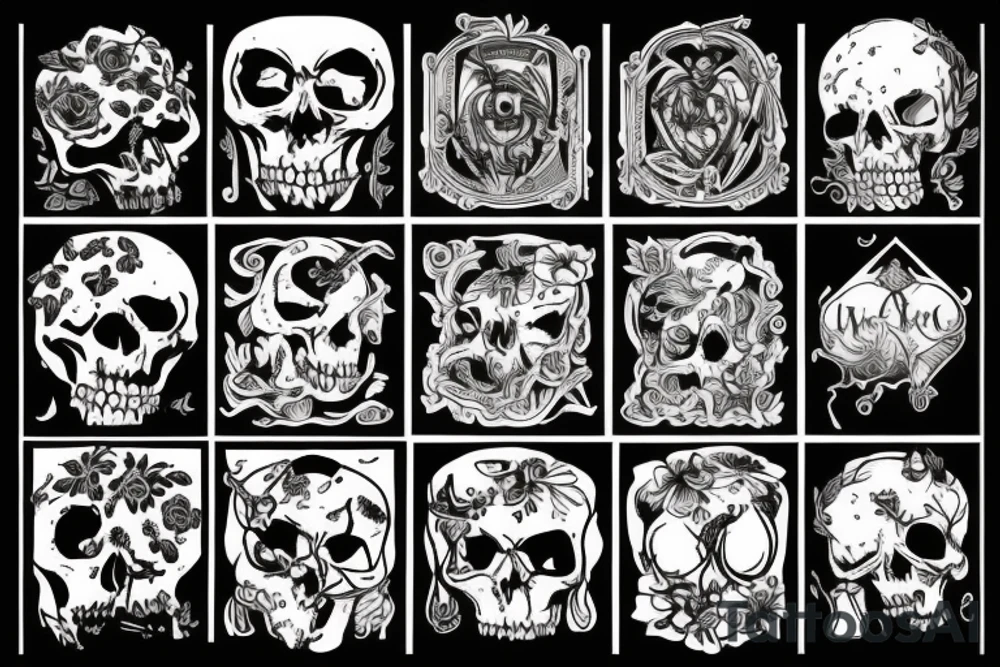 Graveyard tattoo idea