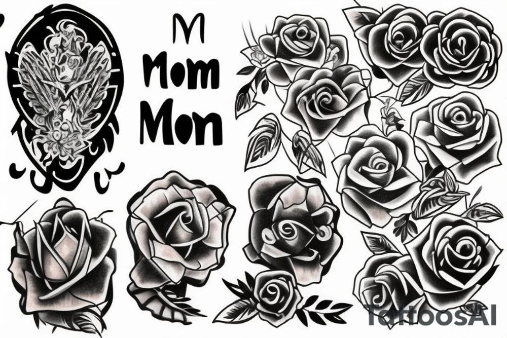 Mom tribute tattoo idea
