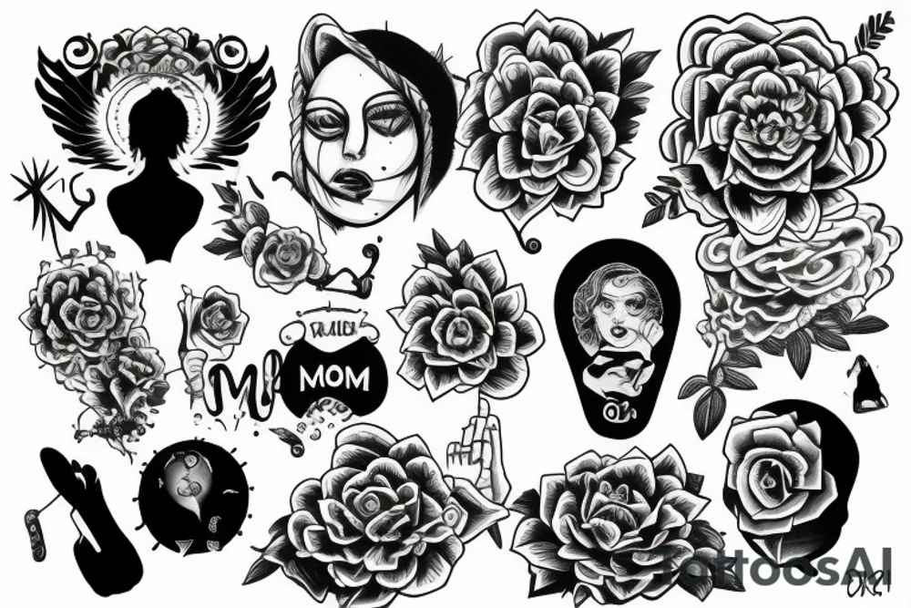 Mom tribute tattoo idea
