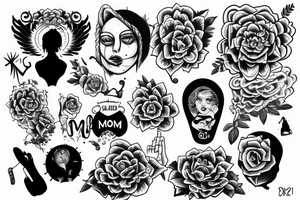 Mom tribute tattoo idea