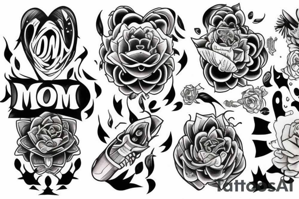 Mom tribute tattoo idea