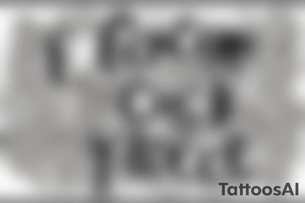 Cancer cell with text "fuck you" abouve tattoo idea