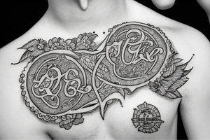 Immuncelle with text aboove " fuck you" tattoo idea