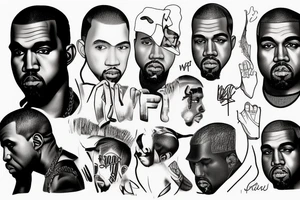 Kanye west tattoo idea