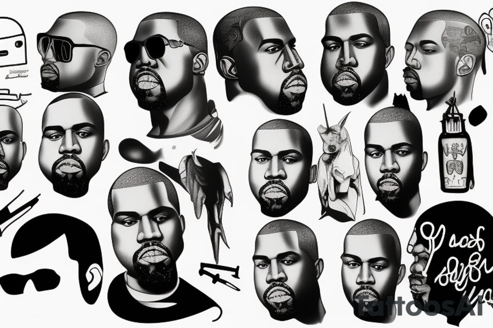 Kanye west tattoo idea