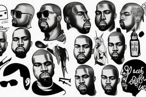 Kanye west tattoo idea