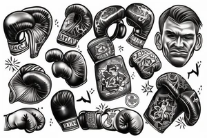 boxing tattoo idea
