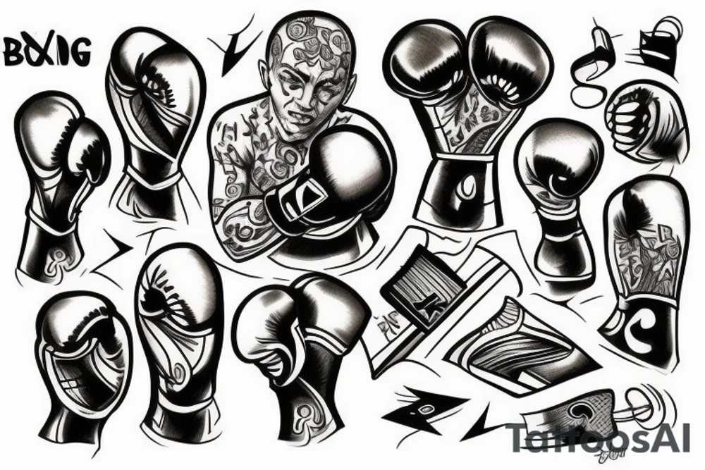 boxing tattoo idea