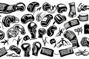boxing tattoo idea
