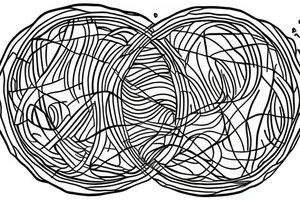 An acacia tree within a circle tattoo idea