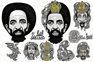Haile Selassie tattoo idea