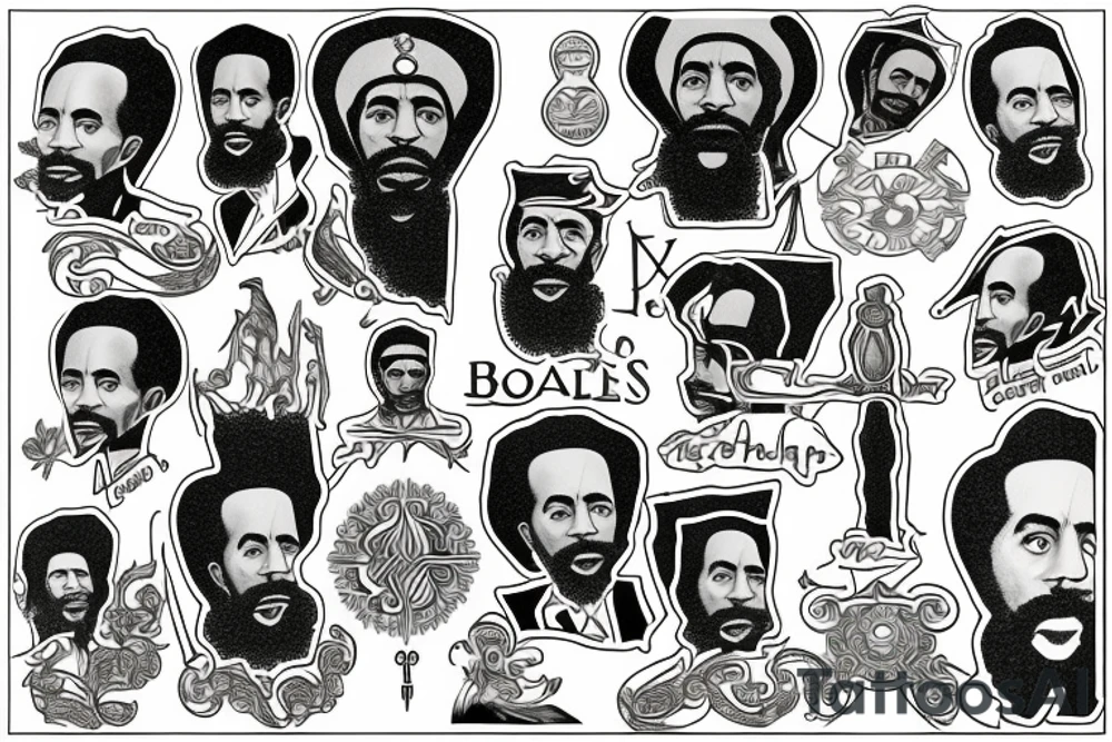 Haile Selassie tattoo idea