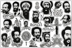 Haile Selassie tattoo idea