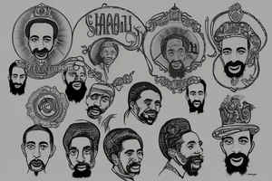 Haile Selassie tattoo idea