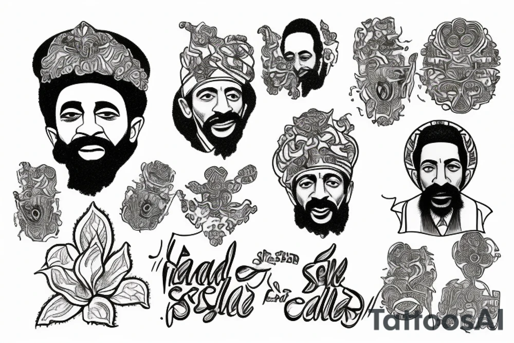 Haile Selassie tattoo idea